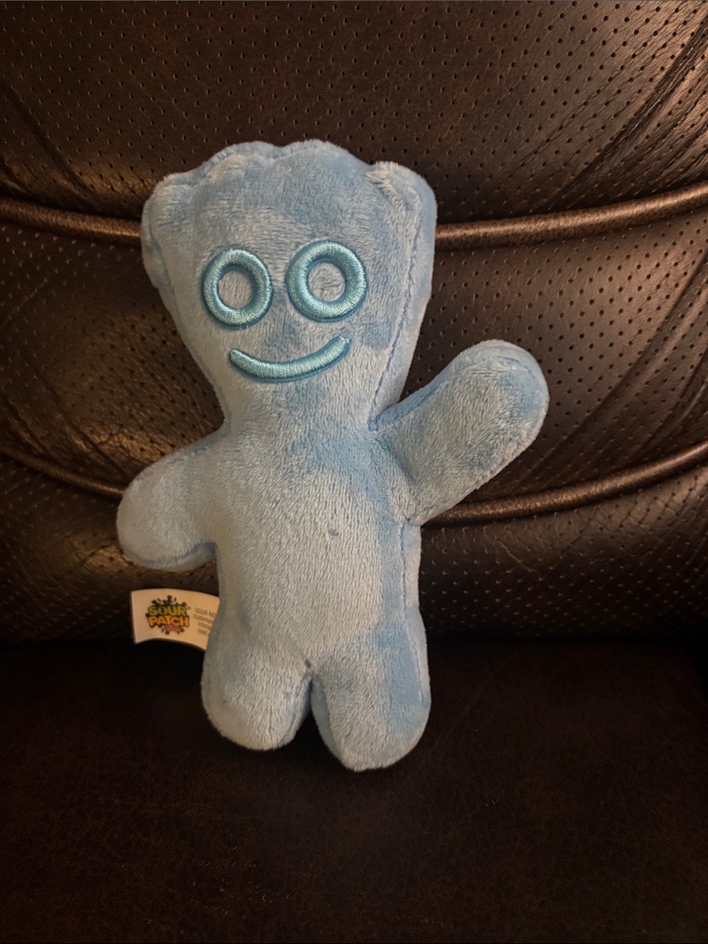 Plush Blue Gummy Character Stuffed Toy - Soft Cuddle Buddy